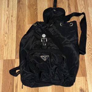 VINTAGE RARE PRADE NYLON BACKPACK size Medium
